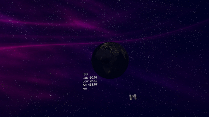 3D Satellite Tracker (Unity C#)